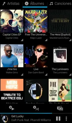 Rocket Music Player android App screenshot 1